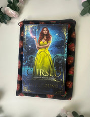 Gracie Quilted Book/ Ipad Sleeve Zippered Barb Wire Designs