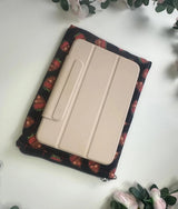 Quilted Sleeve Gracie Quilted Book/ Ipad Sleeve Zippered pouch