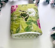 Wendy Zippered Quilted ipad sleeve Barb Wire Designs