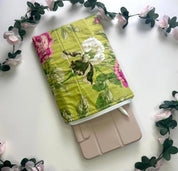 Wendy Zippered Quilted ipad sleeve Barb Wire Designs