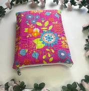 Mary Zippered Quilted ipad sleeve Barb Wire Designs