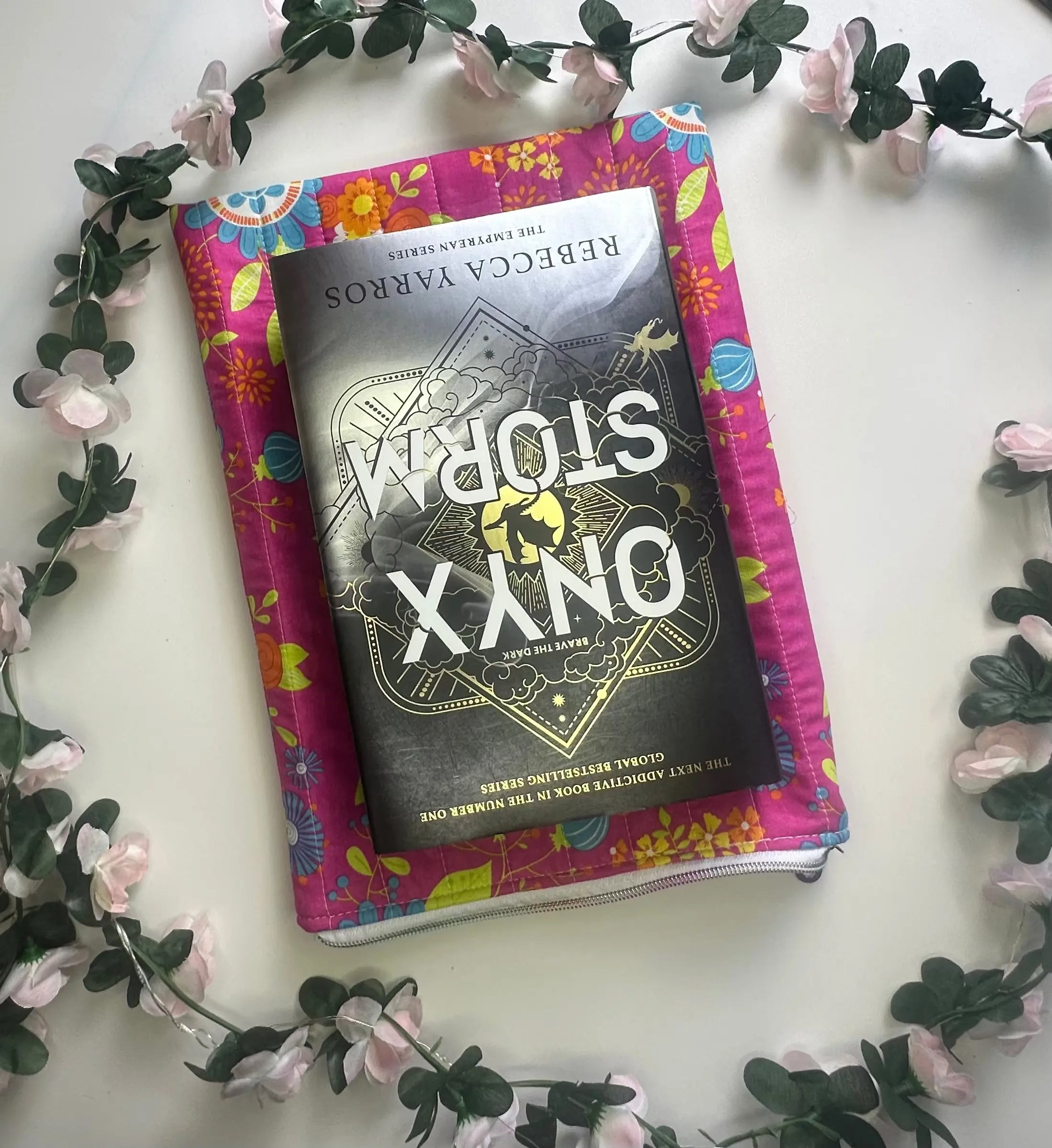 Mary Zippered Quilted ipad sleeve Barb Wire Designs