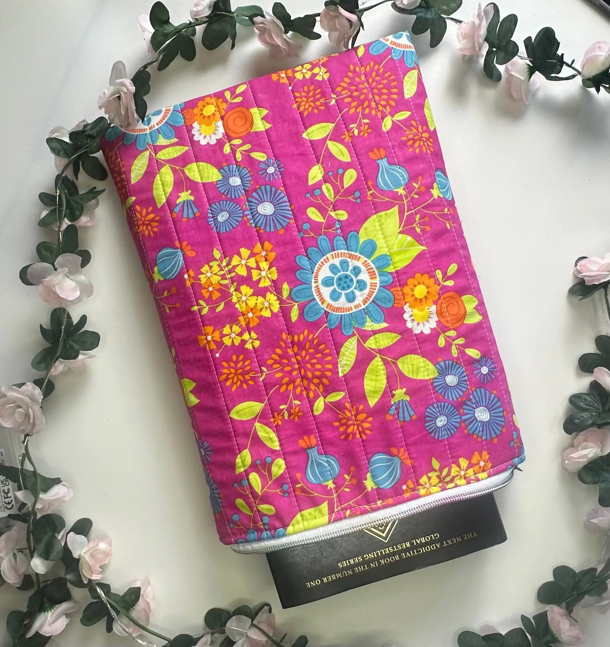 Mary Zippered Quilted ipad sleeve Barb Wire Designs