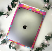 Mary Zippered Quilted ipad sleeve Barb Wire Designs