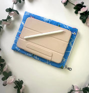 Kylie Zippered Quilted ipad sleeve Barb Wire Designs