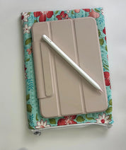 Rebecca Zippered ipad Quilted sleeve Barb Wire Designs