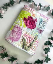 Aliza Zippered Quilted sleeve Barb Wire Designs