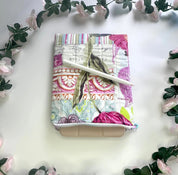 Aliza Zippered Quilted sleeve Barb Wire Designs