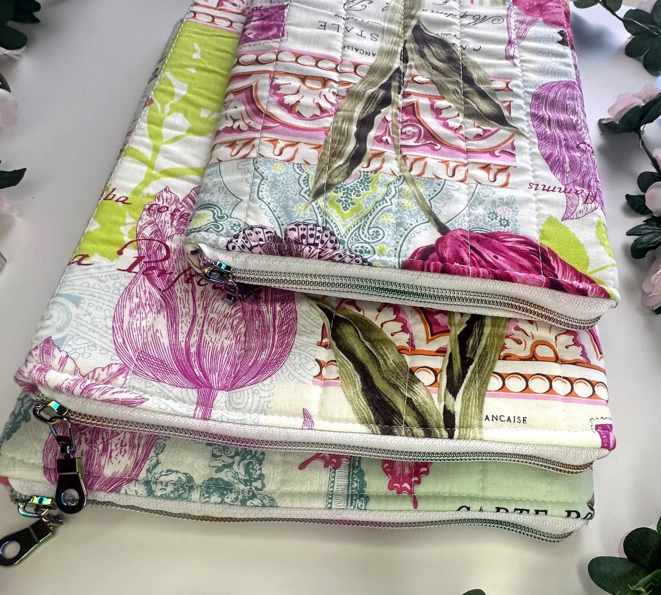 Aliza Zippered Quilted sleeve Barb Wire Designs