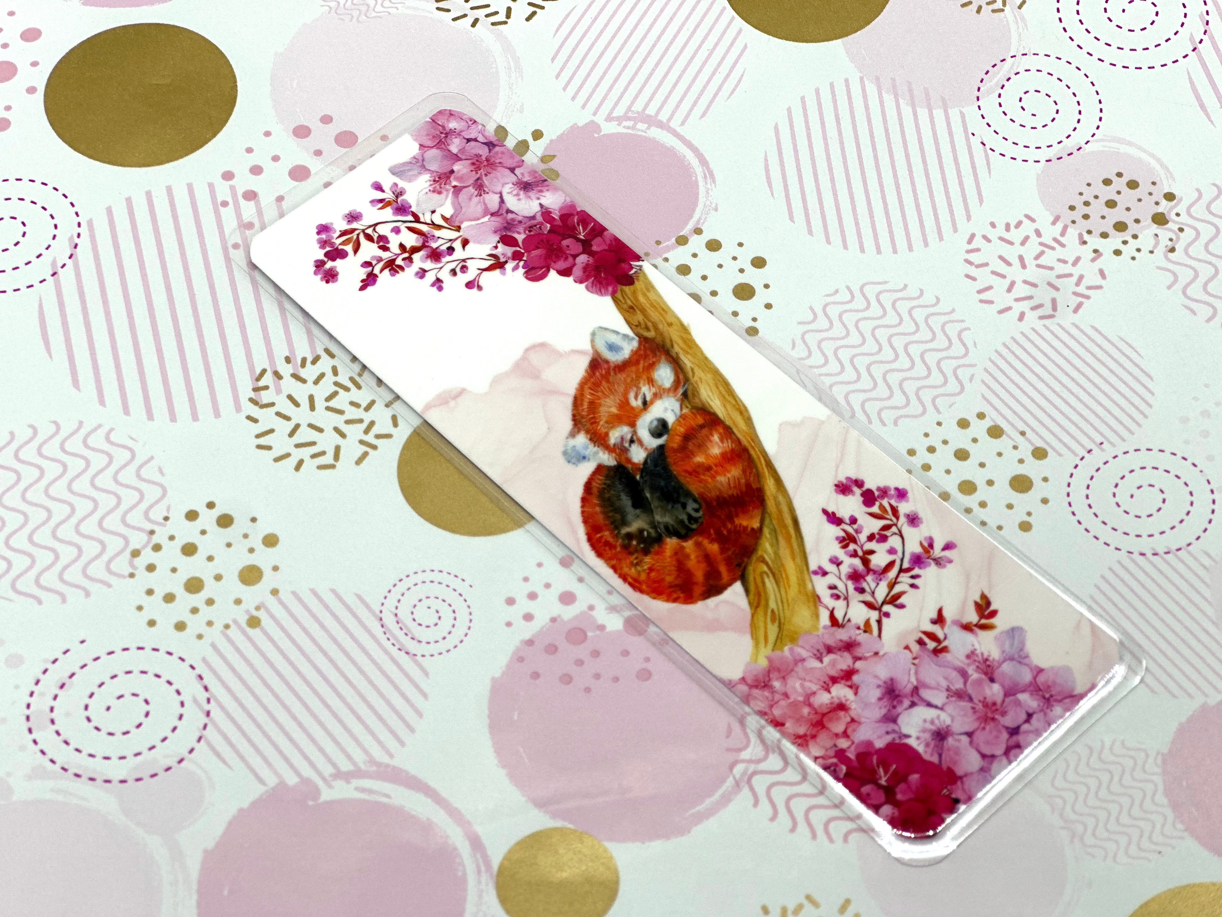 Sleepy Tree Fox Traditional Bookmark