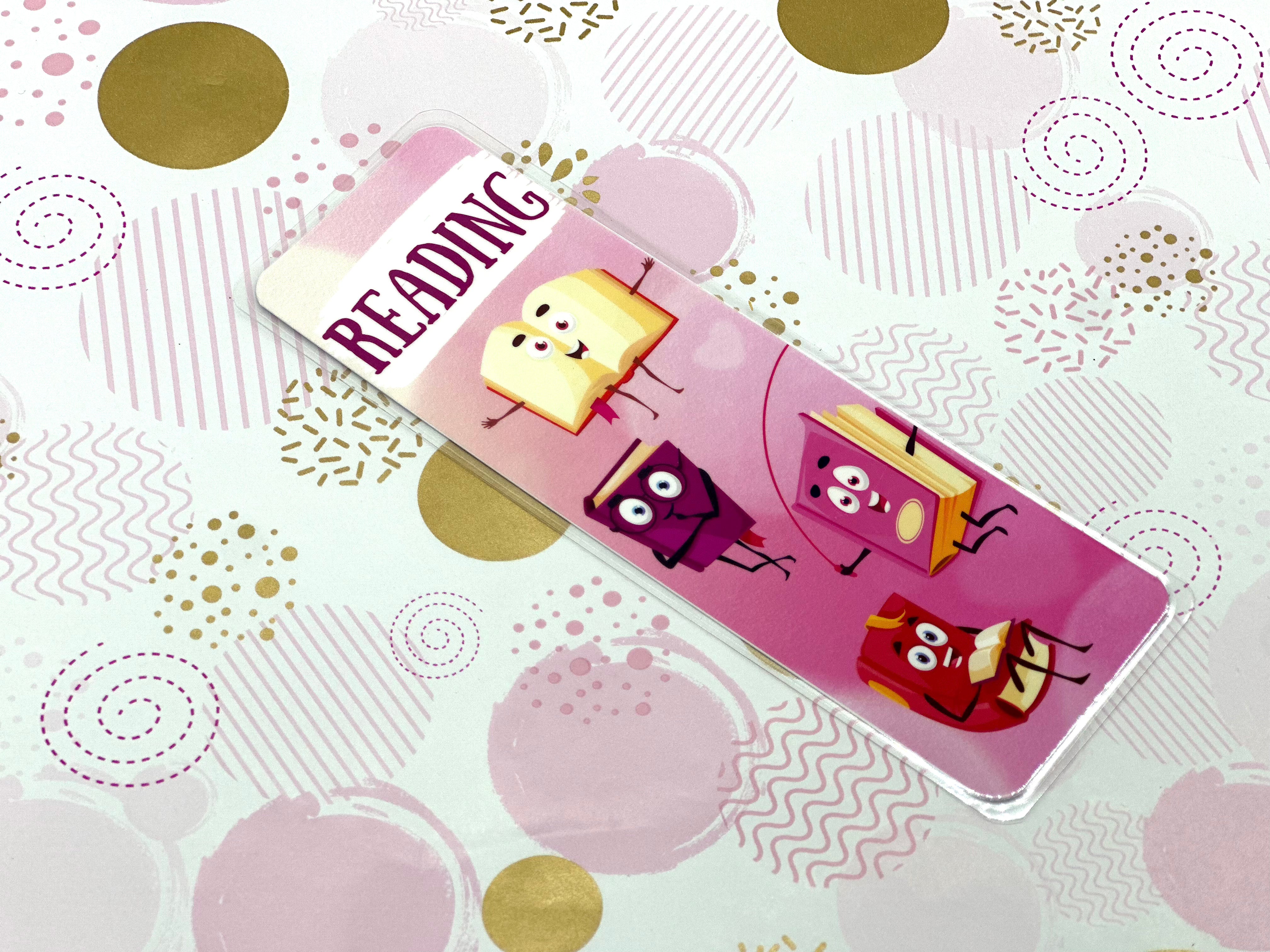 Reading Books Traditional Bookmark
