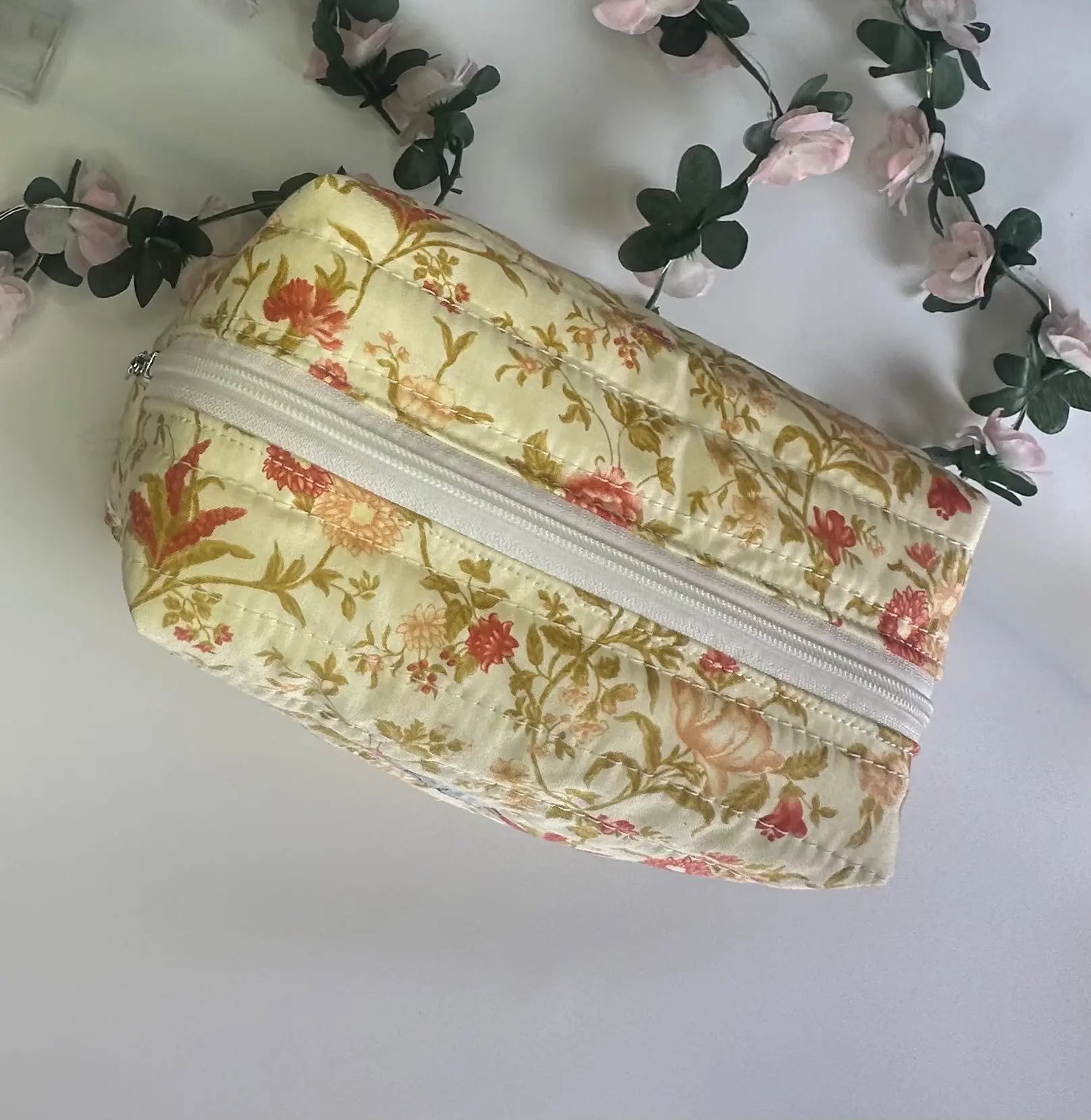 Gypsy Quilted Makeup Pouch/carry all Barb Wire Designs