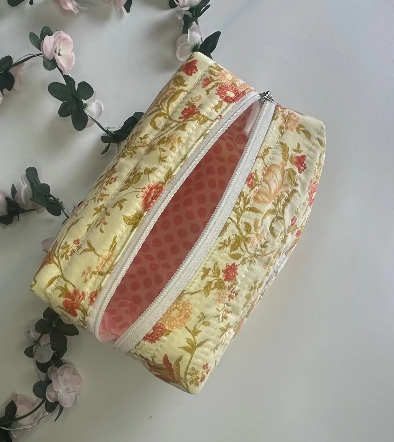 Gypsy Quilted Makeup Pouch/carry all Barb Wire Designs