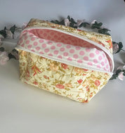 Gypsy Quilted Makeup Pouch/carry all Barb Wire Designs