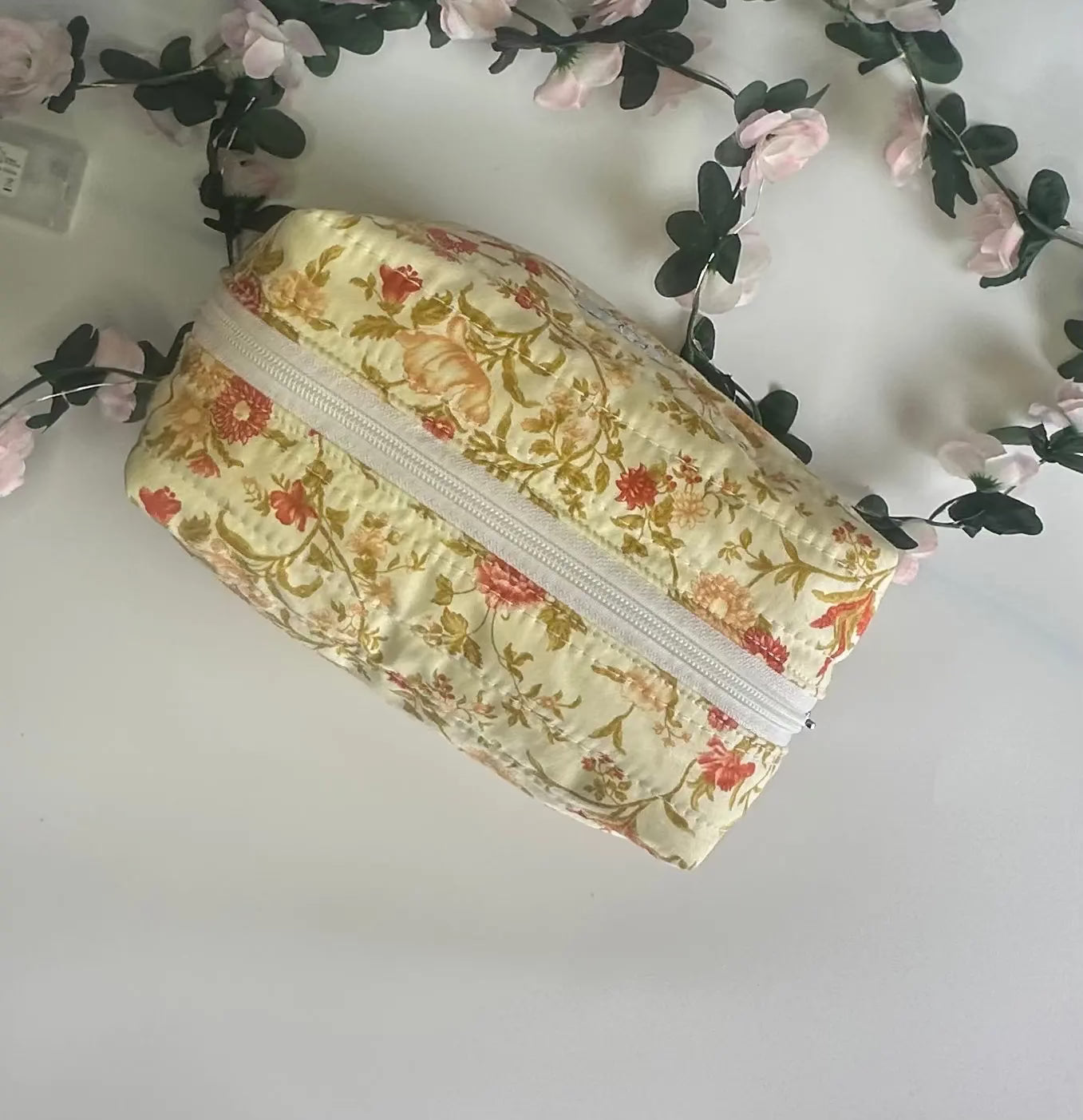 Gypsy Quilted Makeup Pouch/carry all Barb Wire Designs