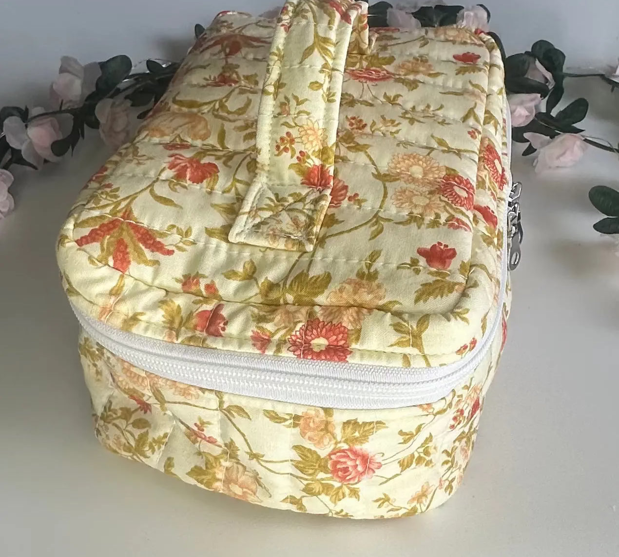 Gypsy Quilted Train Case Barb Wire Designs