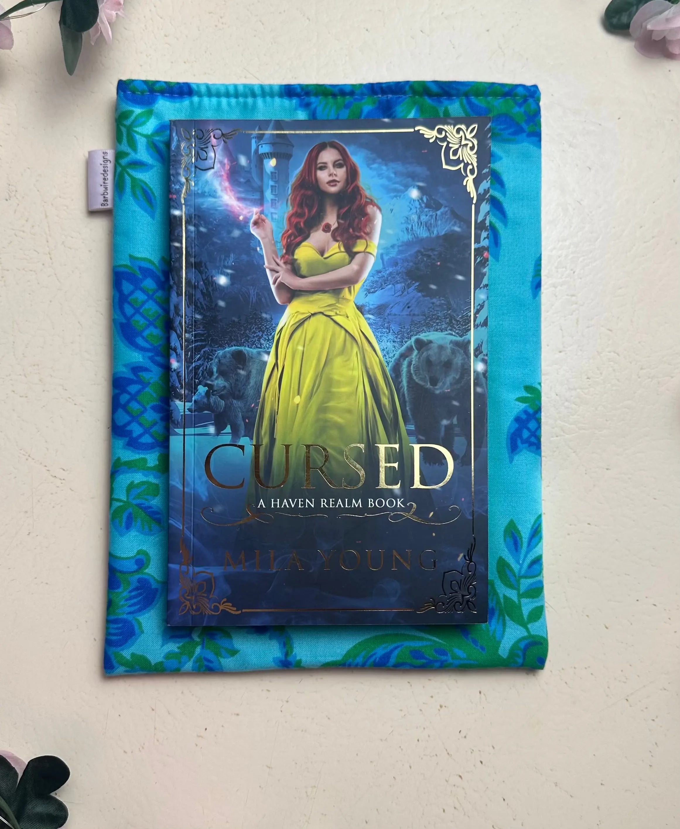 Sarah Handmade Colourful Book Sleeve Slip Cover Barb Wire Designs