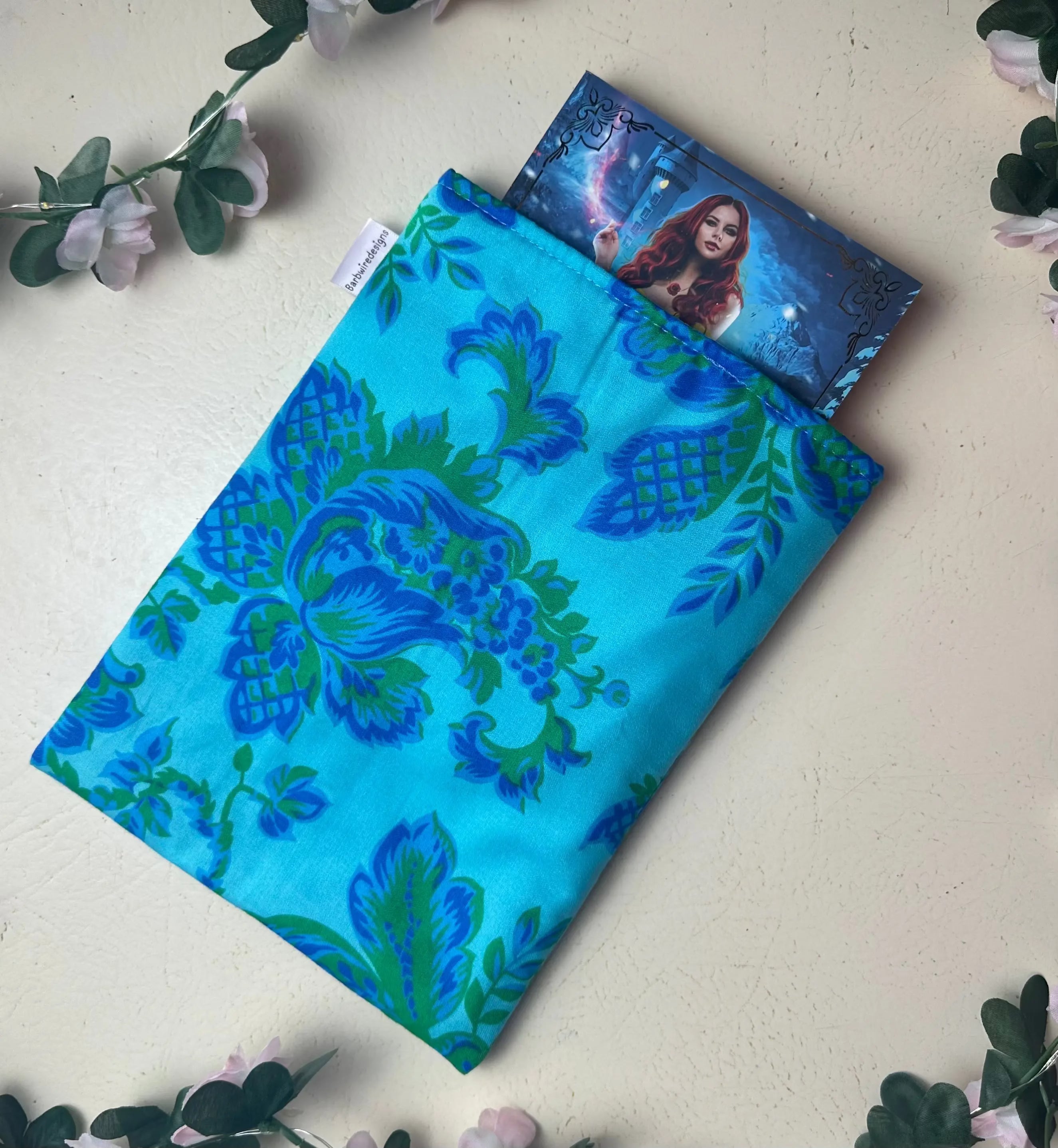 Sarah Handmade Colourful Book Sleeve Slip Cover Barb Wire Designs