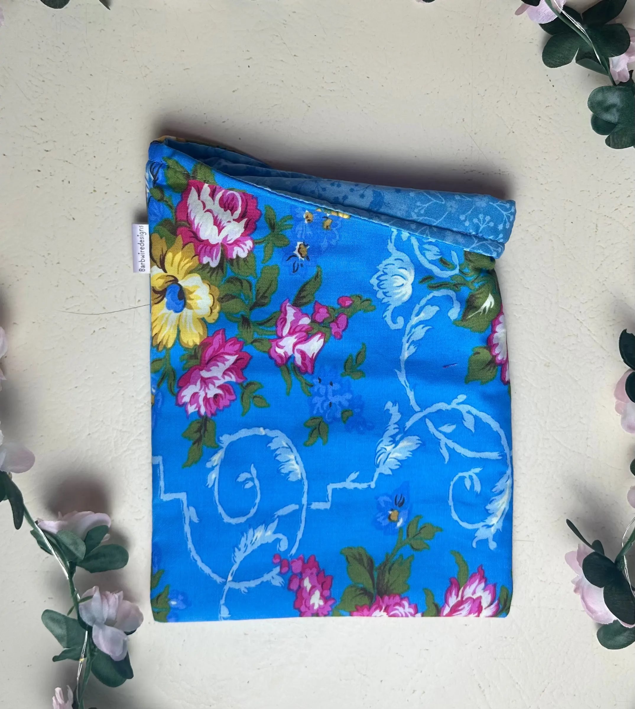 Kylie Handmade Colourful Book Sleeve Slip Cover Barb Wire Designs