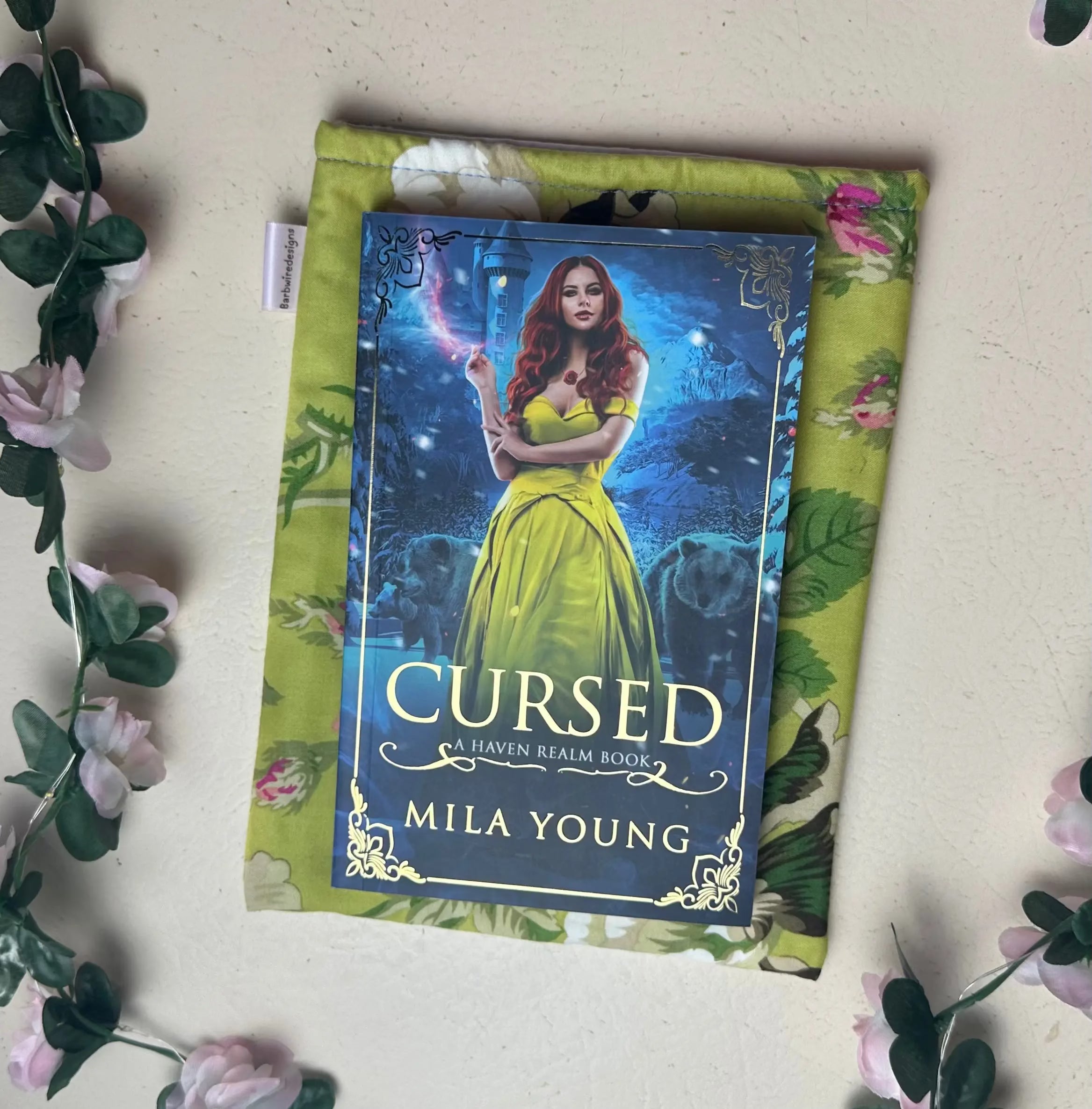 Wendy Handmade Colourful Slip Book Sleeve Pouch Barb Wire Designs