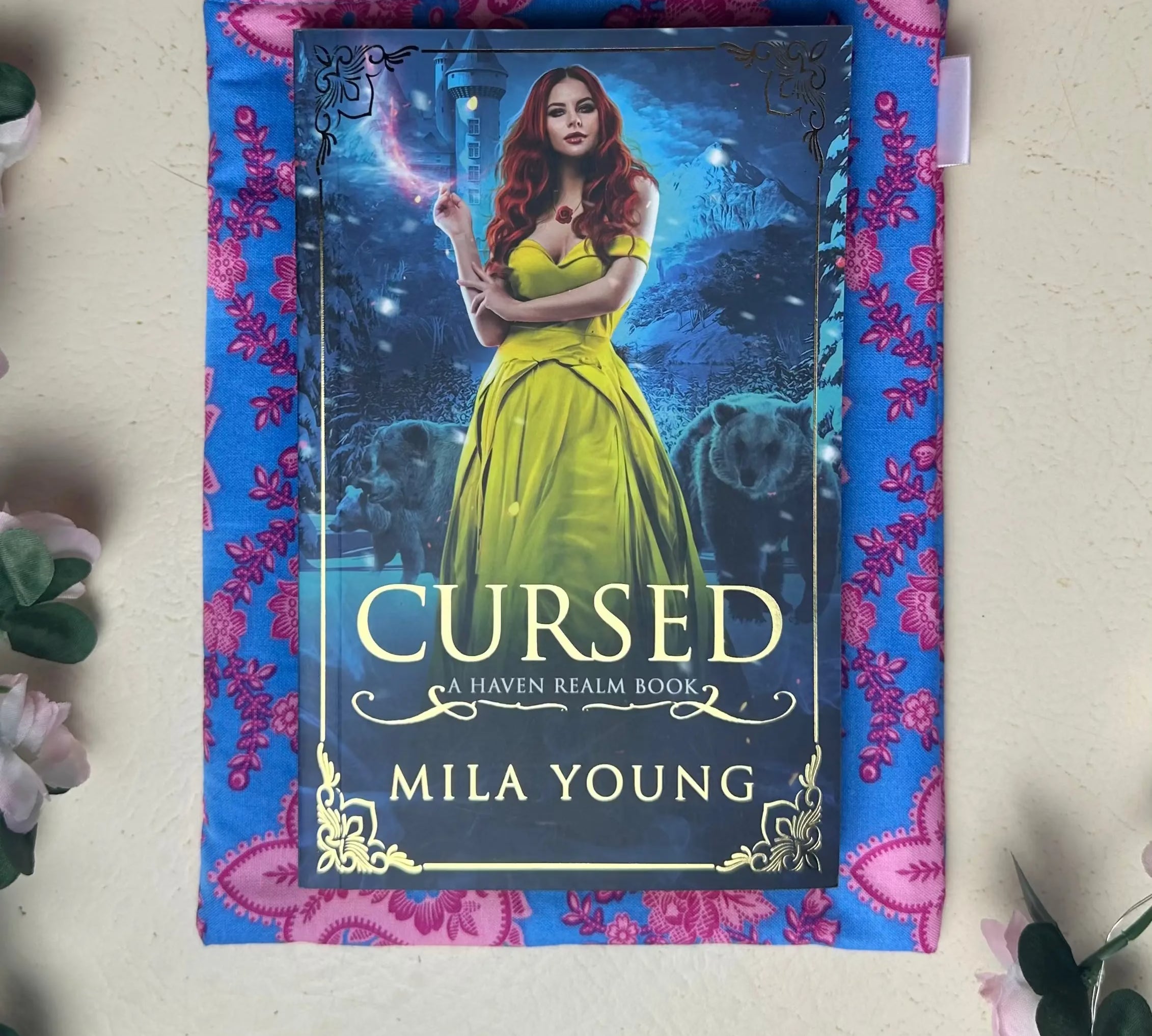 Sweet Cheeks Handmade Colourful Book Sleeve Slip Cover Barb Wire Designs