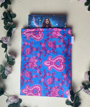 Sweet Cheeks Handmade Colourful Book Sleeve Slip Cover Barb Wire Designs