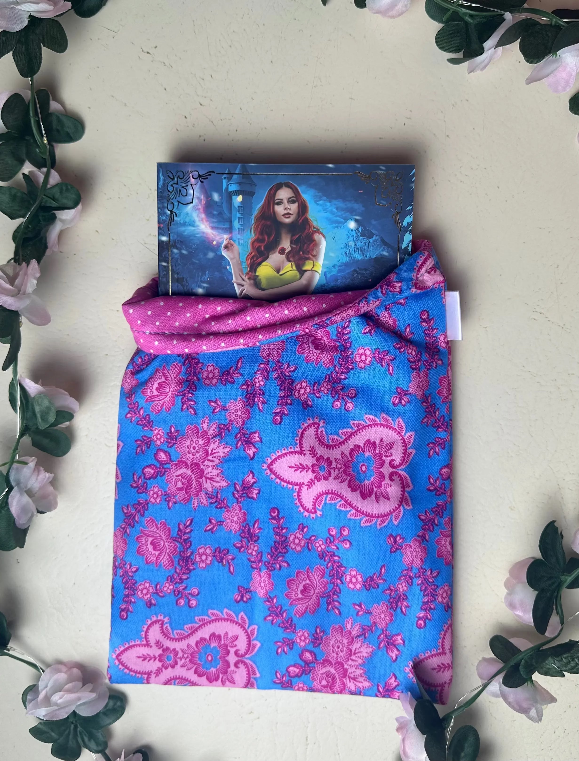 Sweet Cheeks Handmade Colourful Book Sleeve Slip Cover Barb Wire Designs