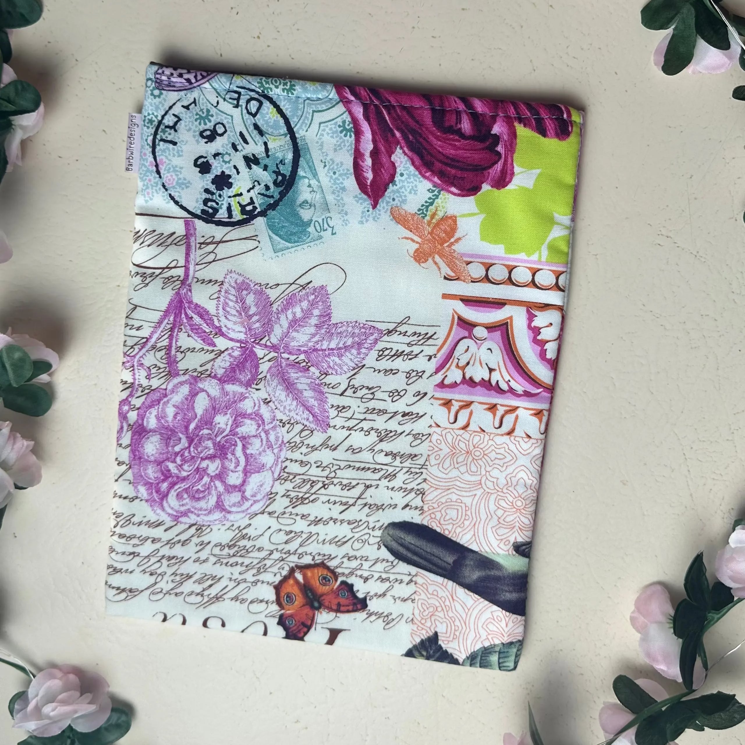 Aliza Handmade Colourful Book Sleeve Slip Cover Barb Wire Designs
