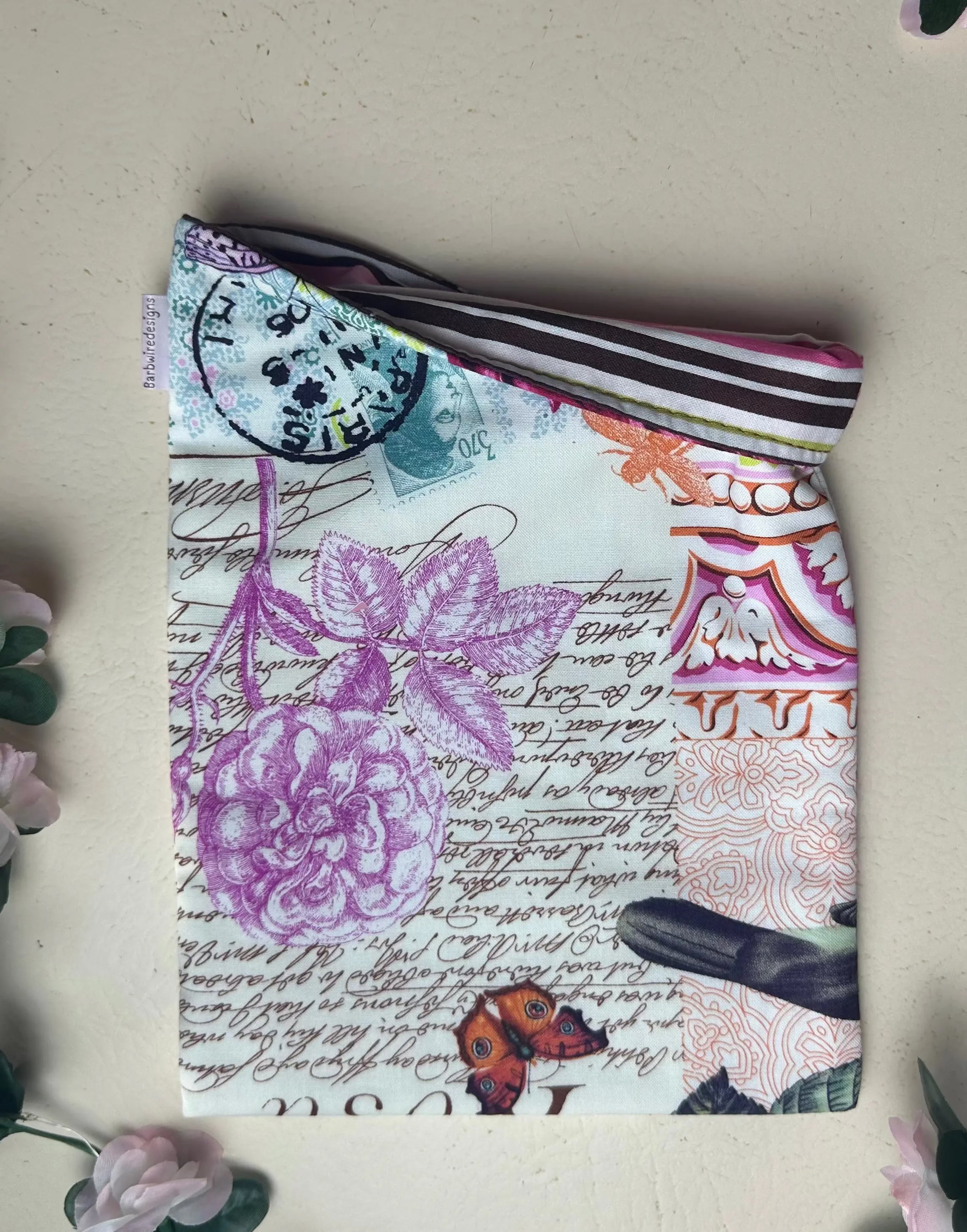 Aliza Handmade Colourful Book Sleeve Slip Cover Barb Wire Designs