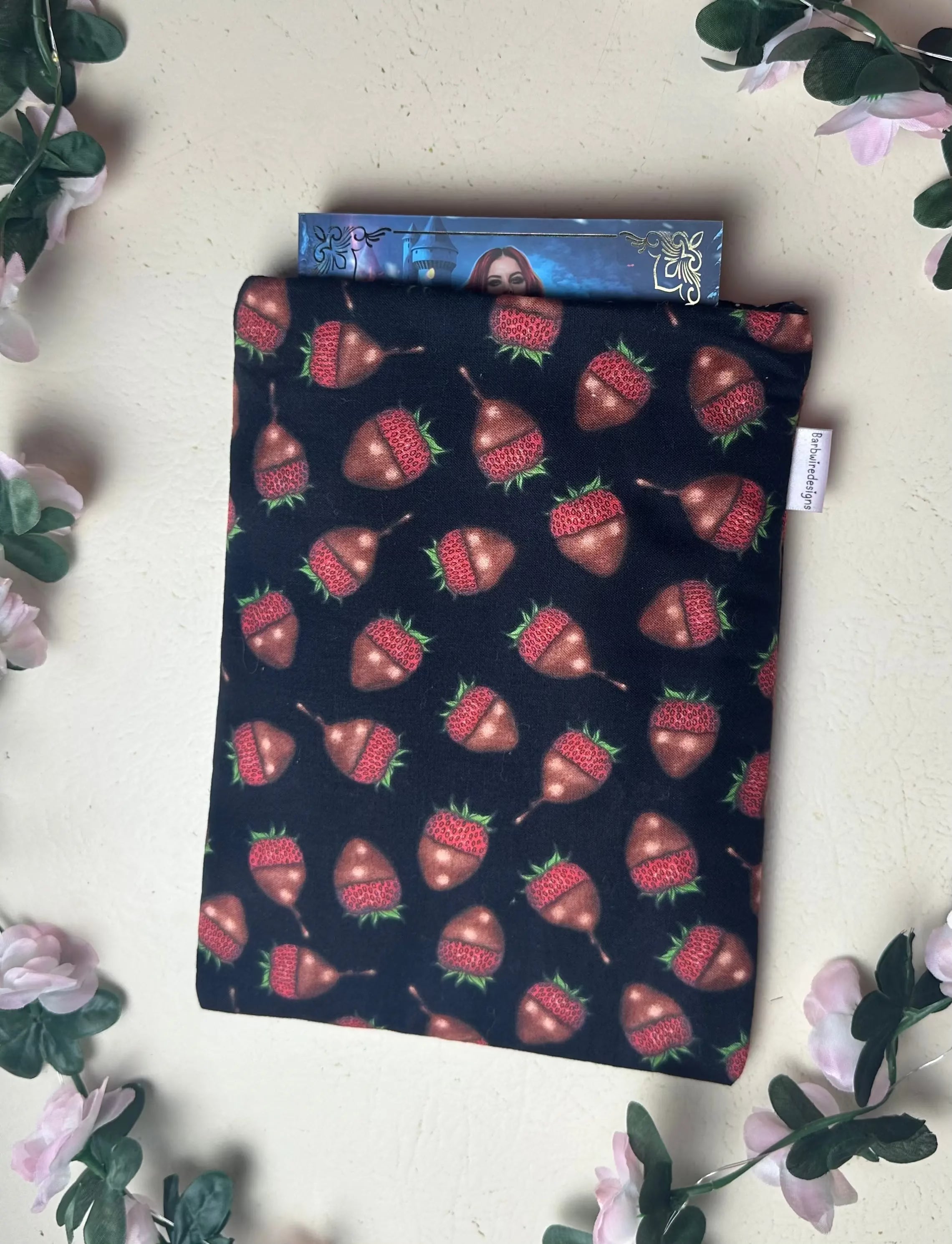 Gracie Handmade Colourful Book Sleeve Slip Cover Barb Wire Designs