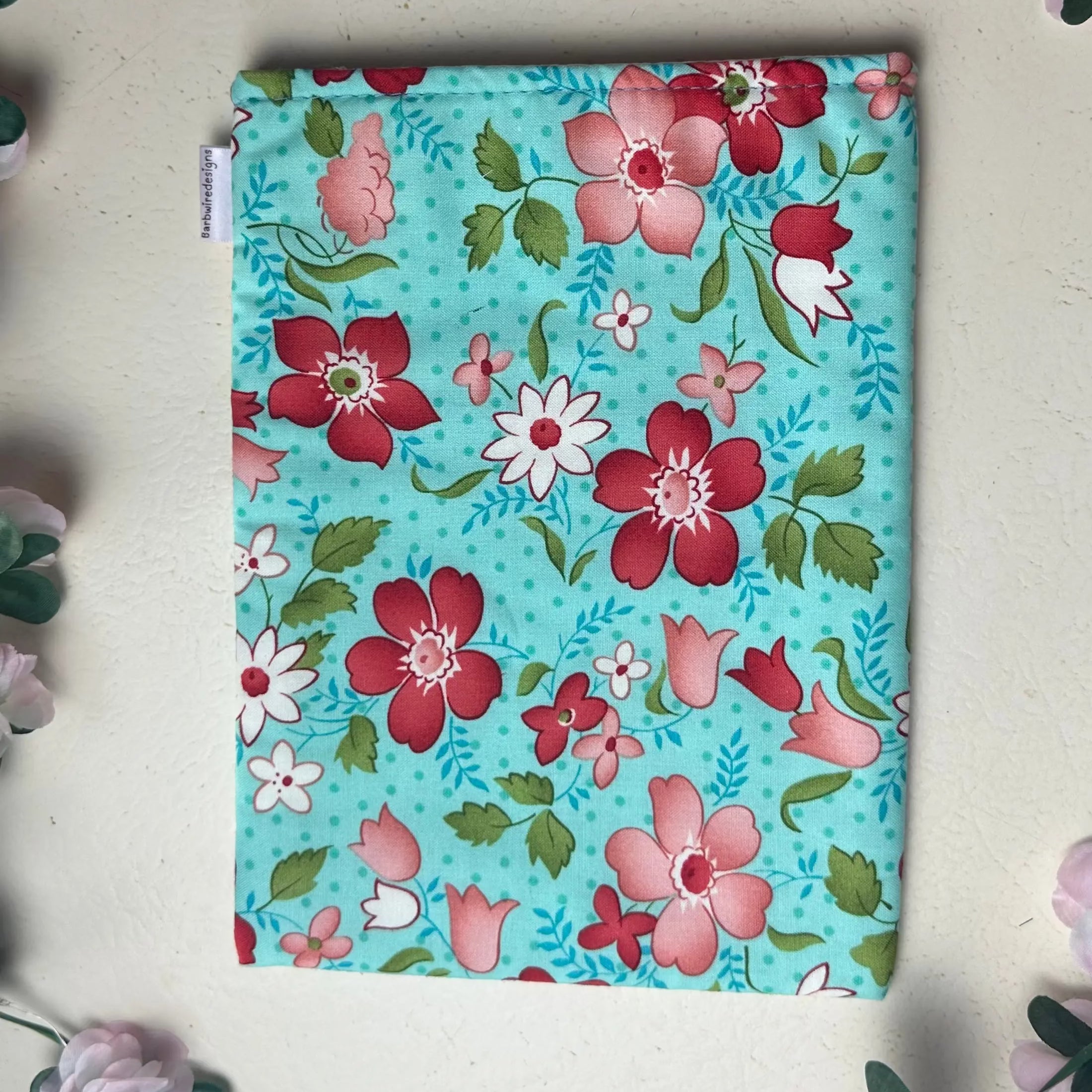 Rebecca Handmade Colourful Book Sleeve Slip Cover Barb Wire Designs