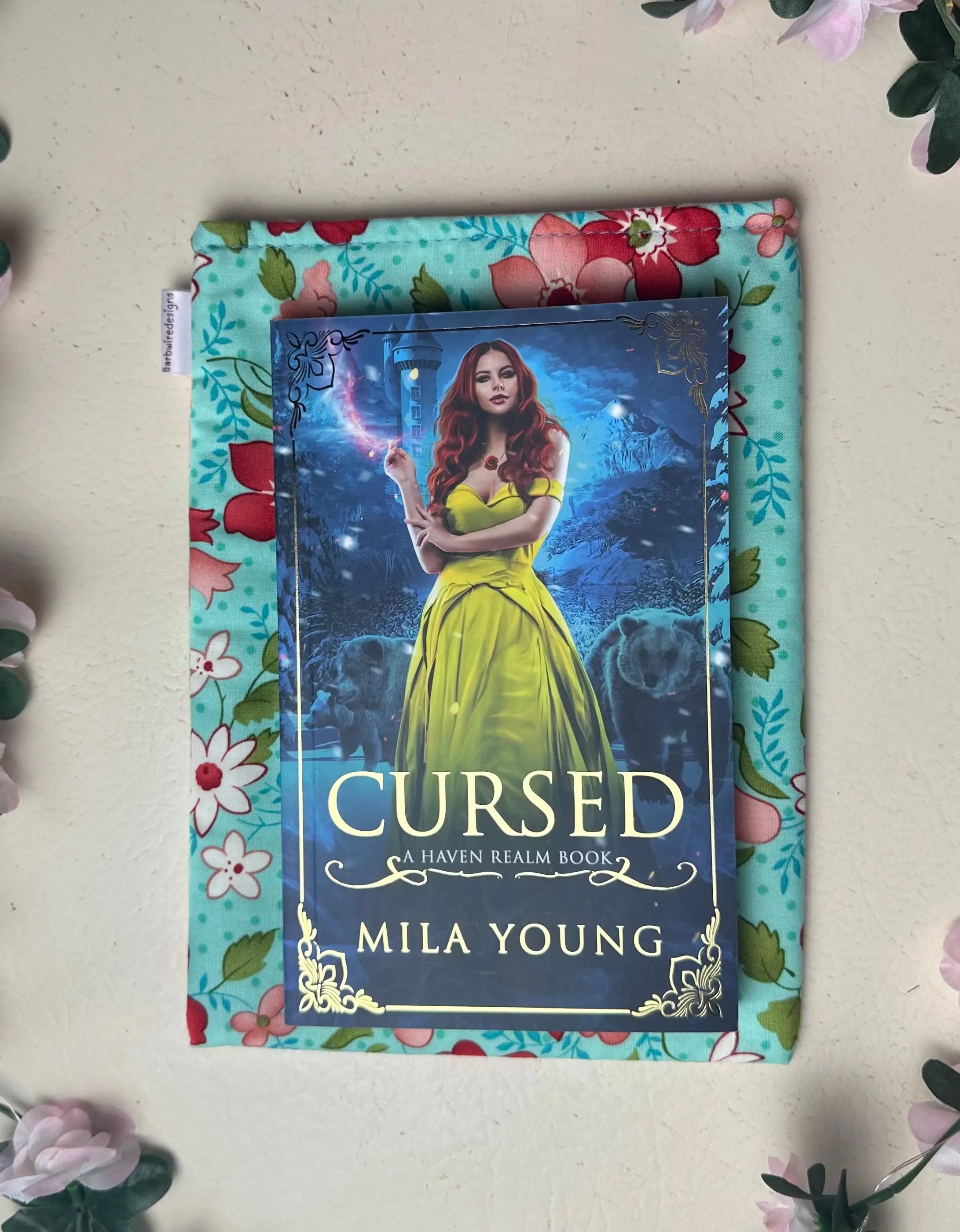 Rebecca Handmade Colourful Book Sleeve Slip Cover Barb Wire Designs