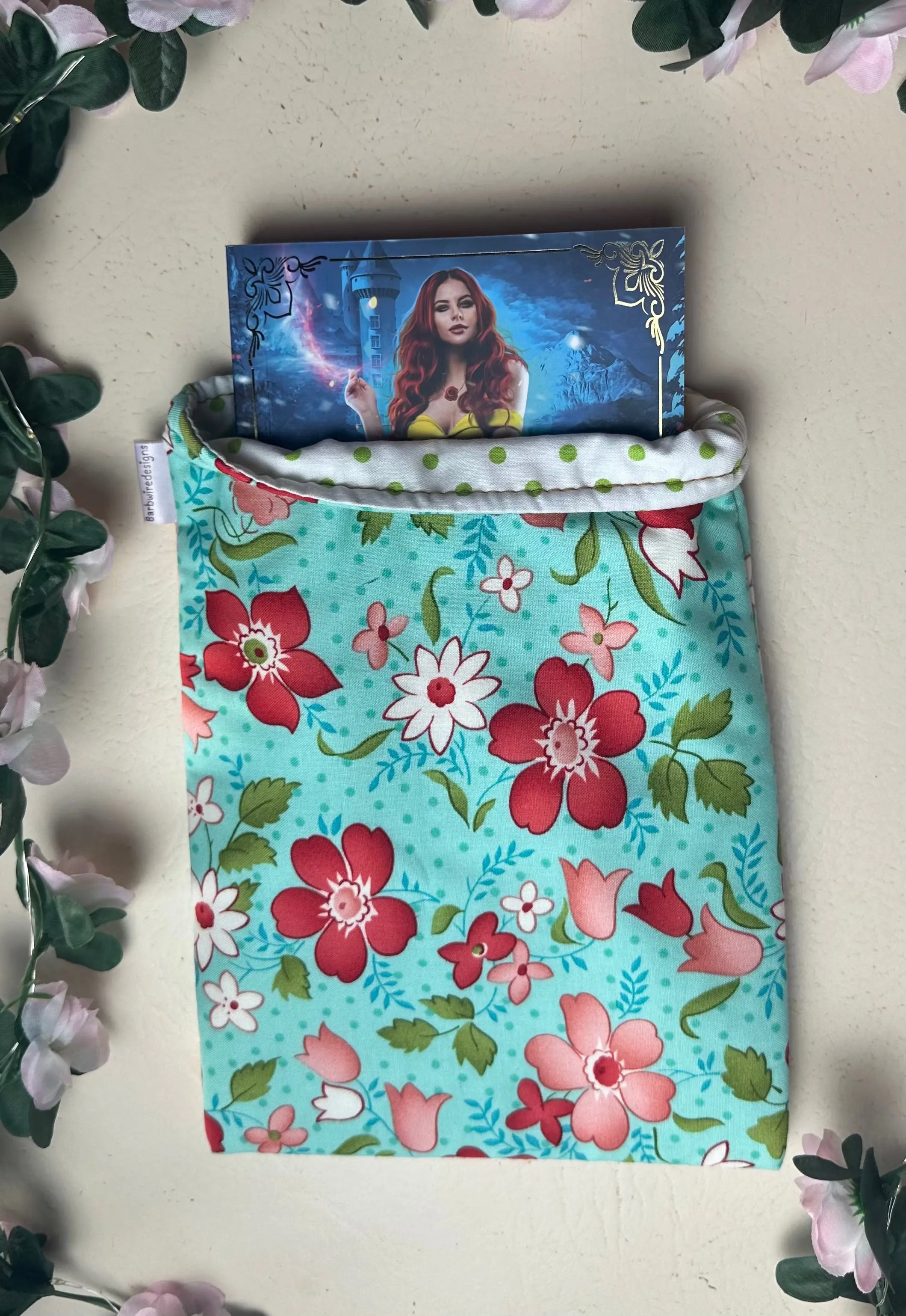 Rebecca Handmade Colourful Book Sleeve Slip Cover Barb Wire Designs