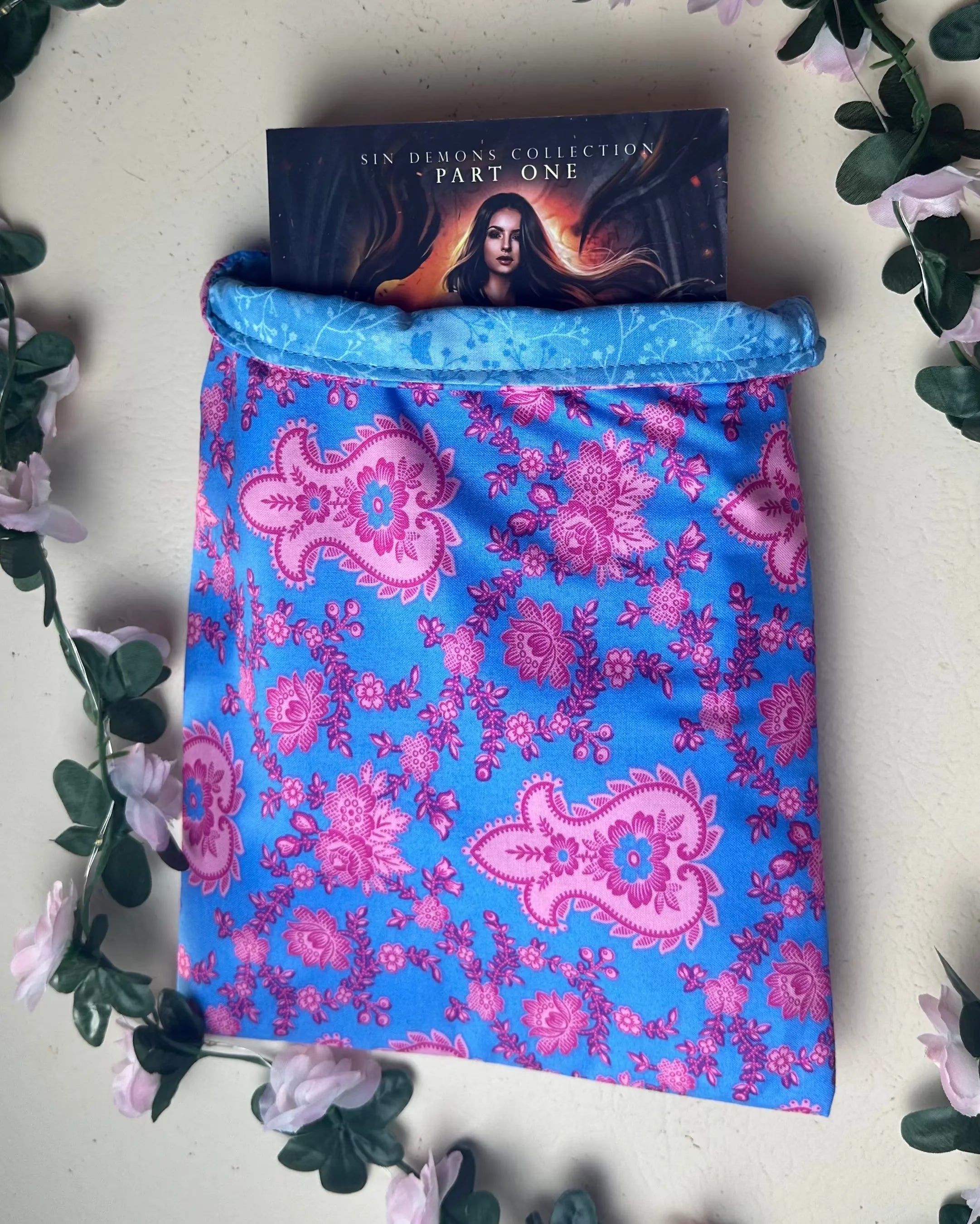 Sweet Cheeks Handmade Colourful Book Sleeve Slip Cover Barb Wire Designs