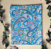 Paisley Daisy Handmade Colourful Book Sleeve Slip Cover Barb Wire Designs