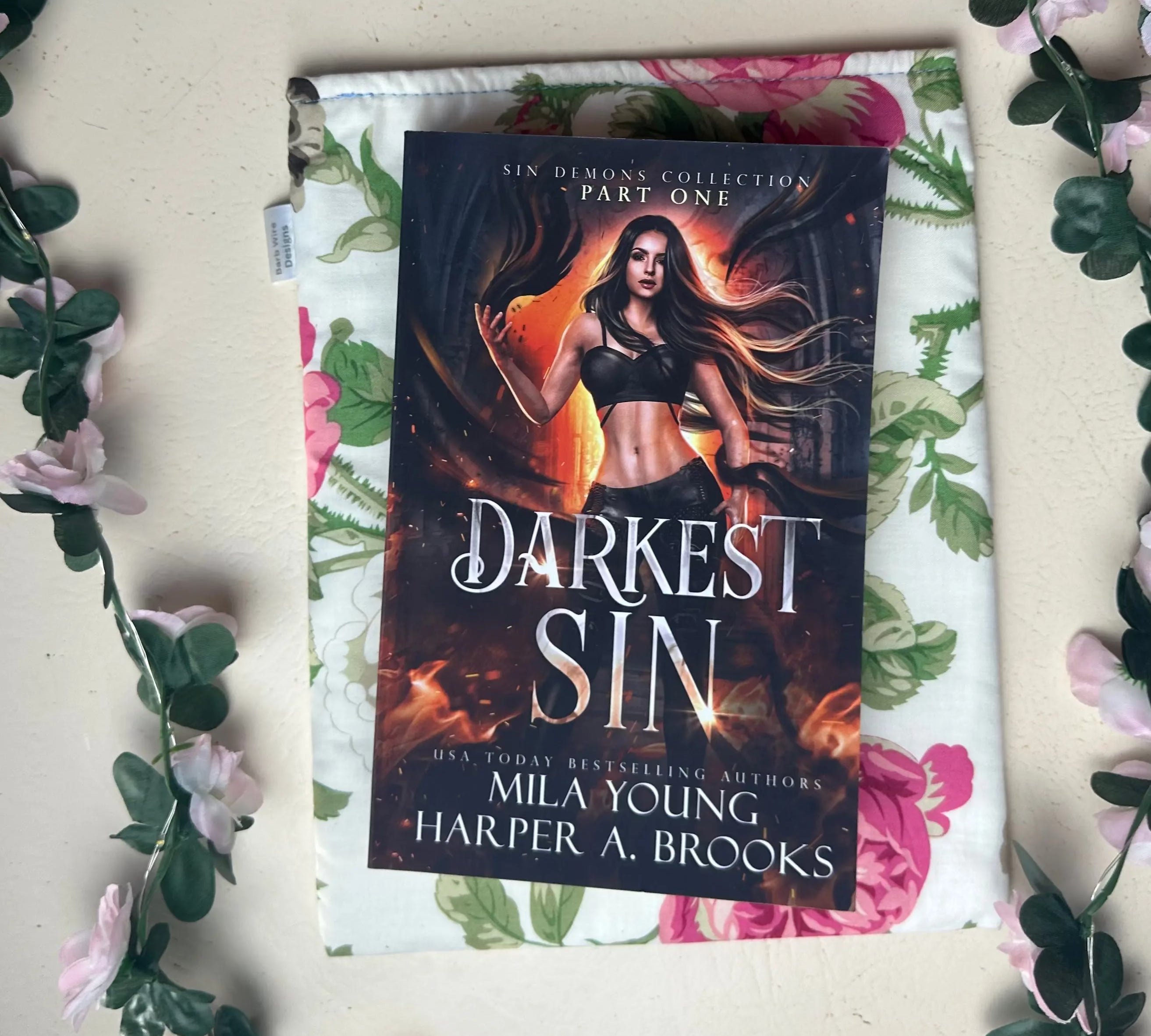 Romantic Rose Handmade Colourful Book Sleeve Slip Cover Barb Wire Designs