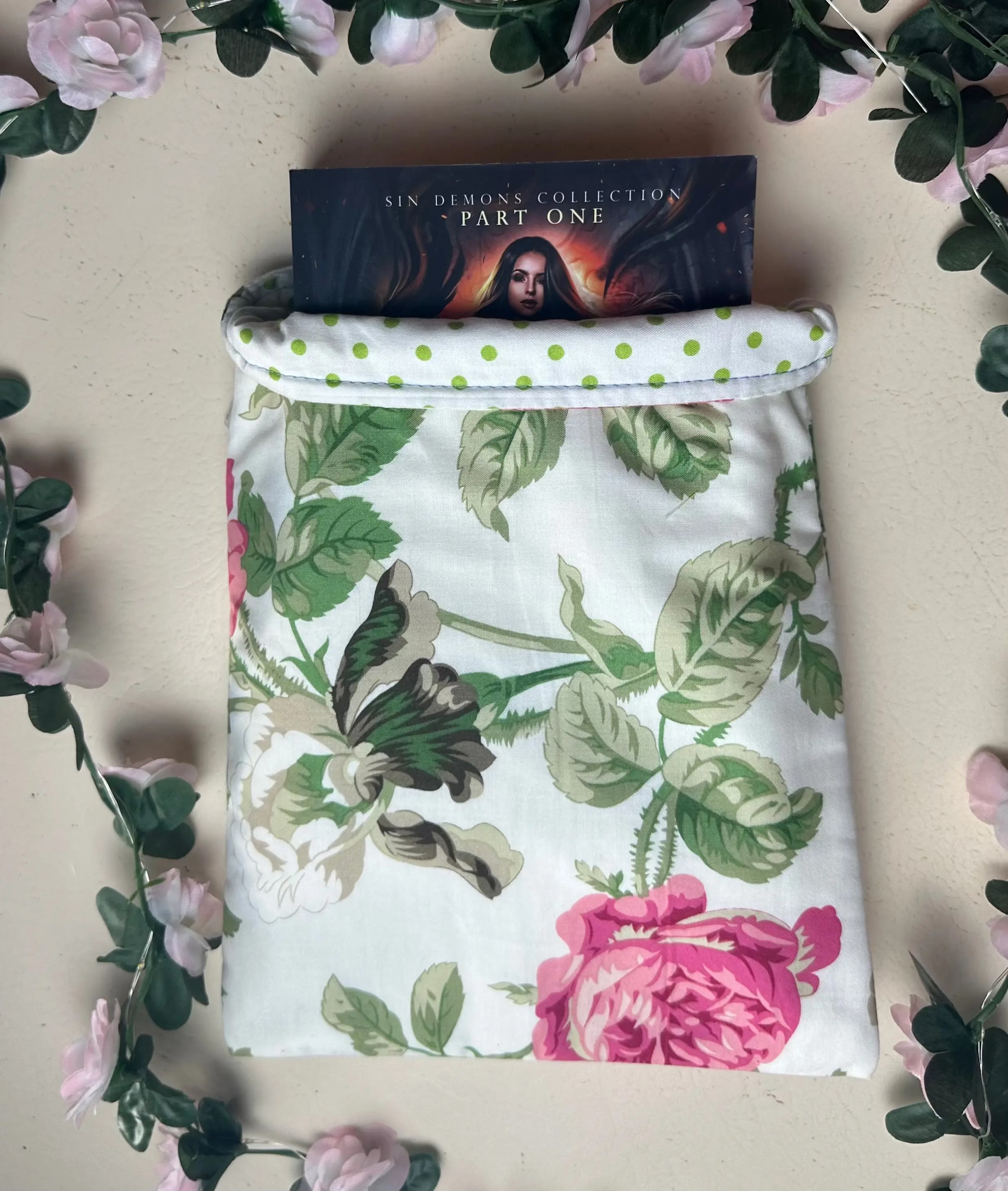 Romantic Rose Handmade Colourful Book Sleeve Slip Cover Barb Wire Designs