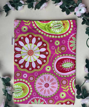 Melissa Handmade Colourful Book Sleeve Slip Cover Barb Wire Designs