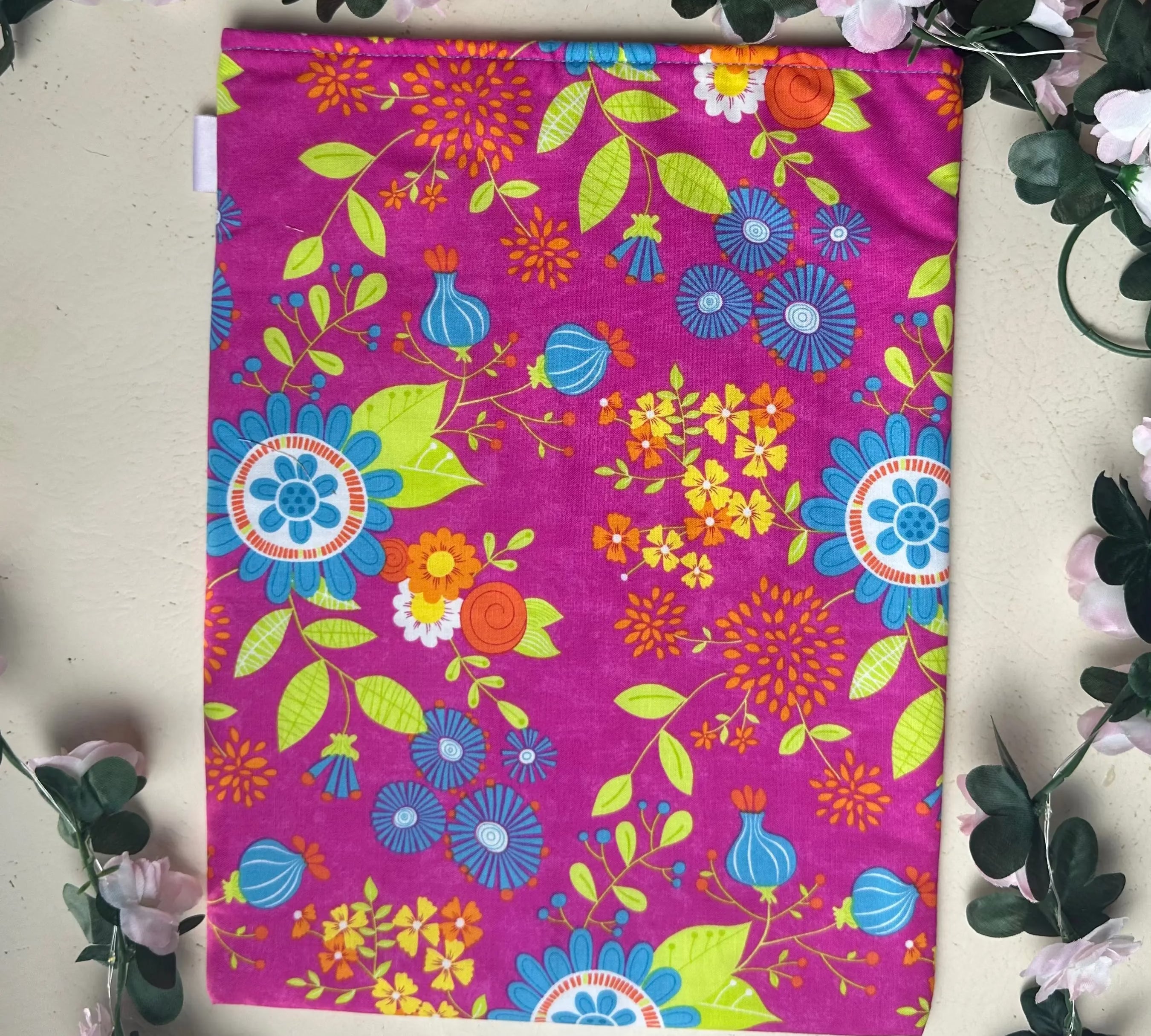 Mary Handmade Colourful Slip Book Sleeve Cover Barb Wire Designs