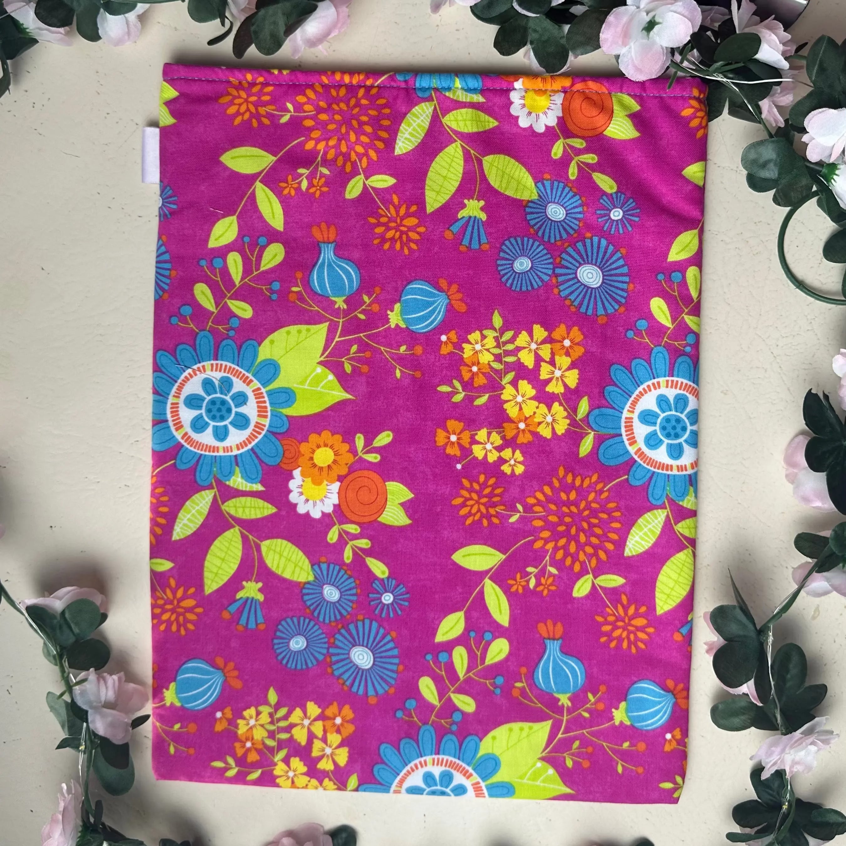 Mary Handmade Colourful Slip Book Sleeve Cover Barb Wire Designs