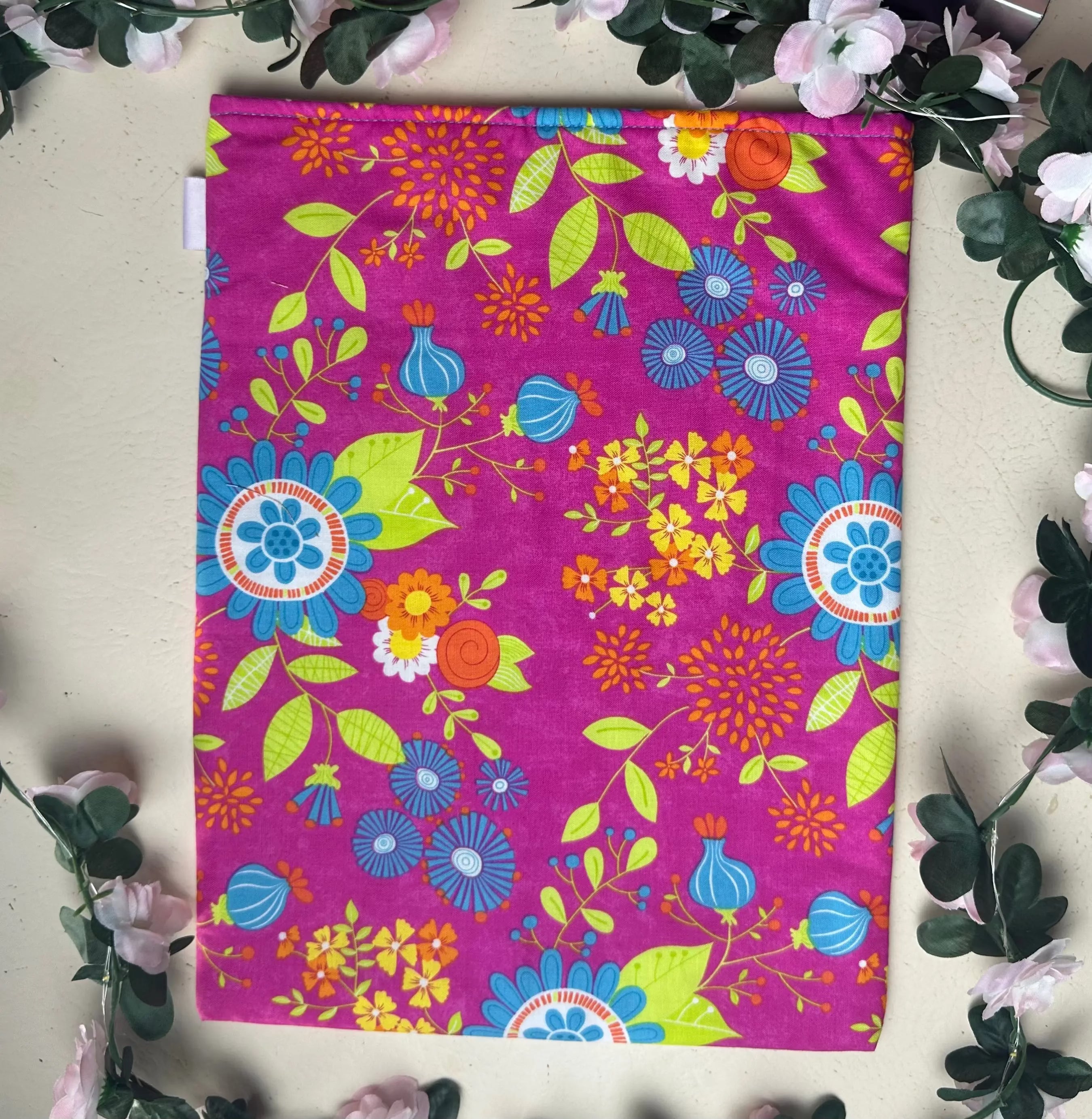 Mary Handmade Colourful Slip Book Sleeve Cover Barb Wire Designs