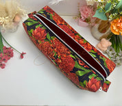 Waratah Quilted Hair Tools Pouch Barb Wire Designs