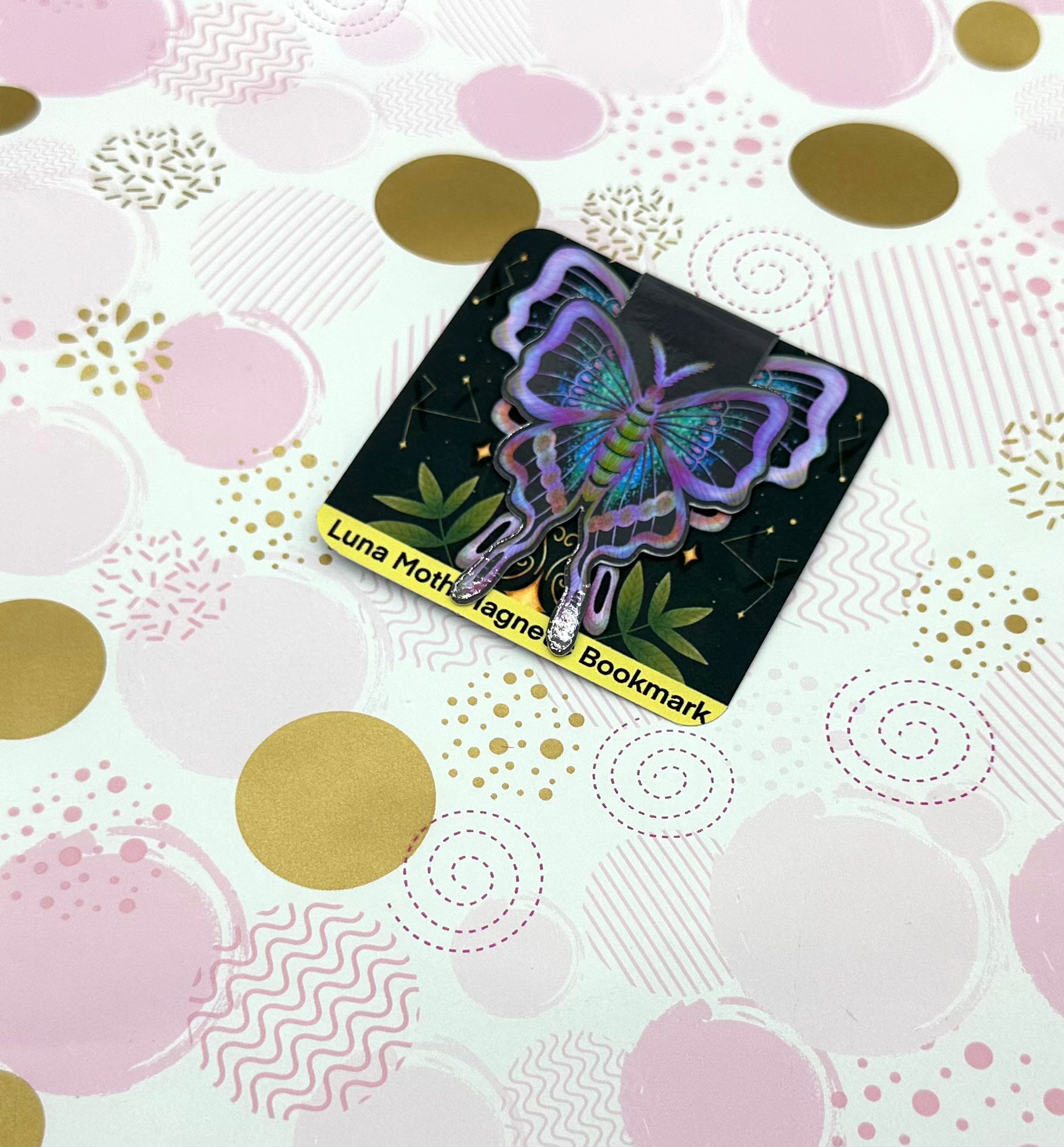 Luna Moth Magnetic Bookmark