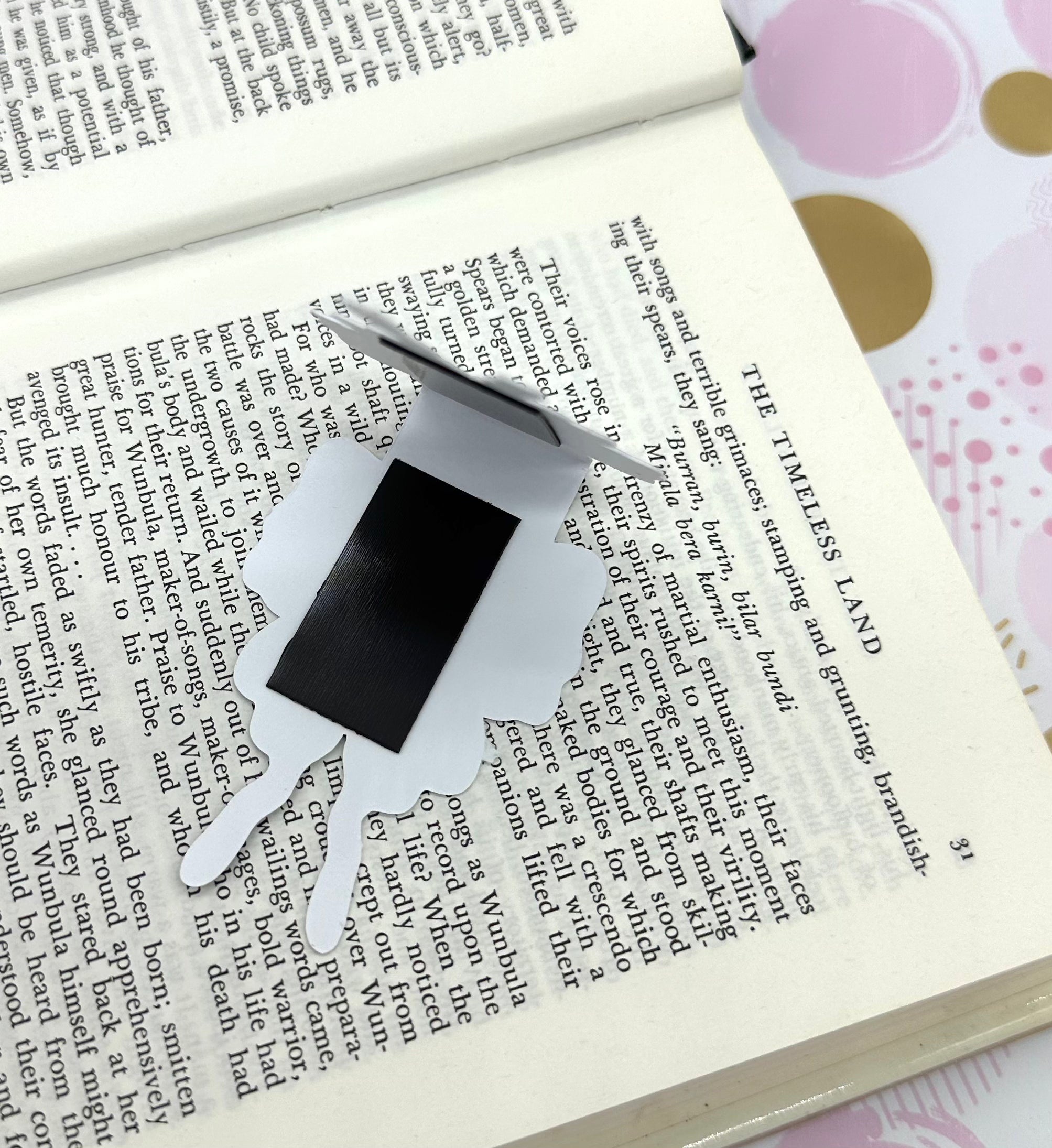 Luna Moth Magnetic Bookmark