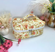 Gypsy Quilted Train Case Barb Wire Designs