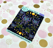 Luna Moth Planner Sticker Sheet