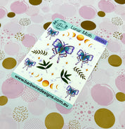Luna Moth Planner Sticker Sheet