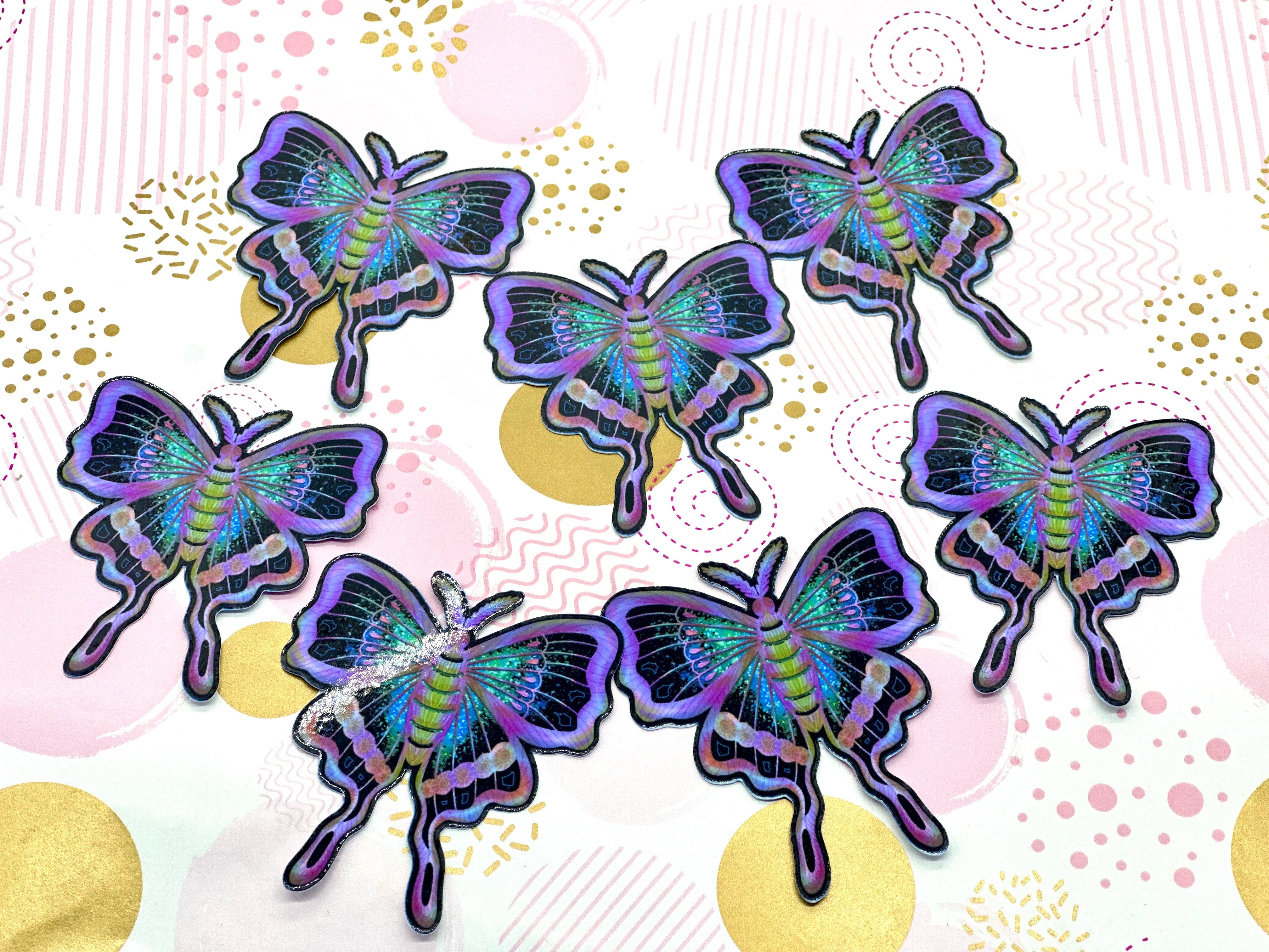 Luna Moth Vinyl Sticker