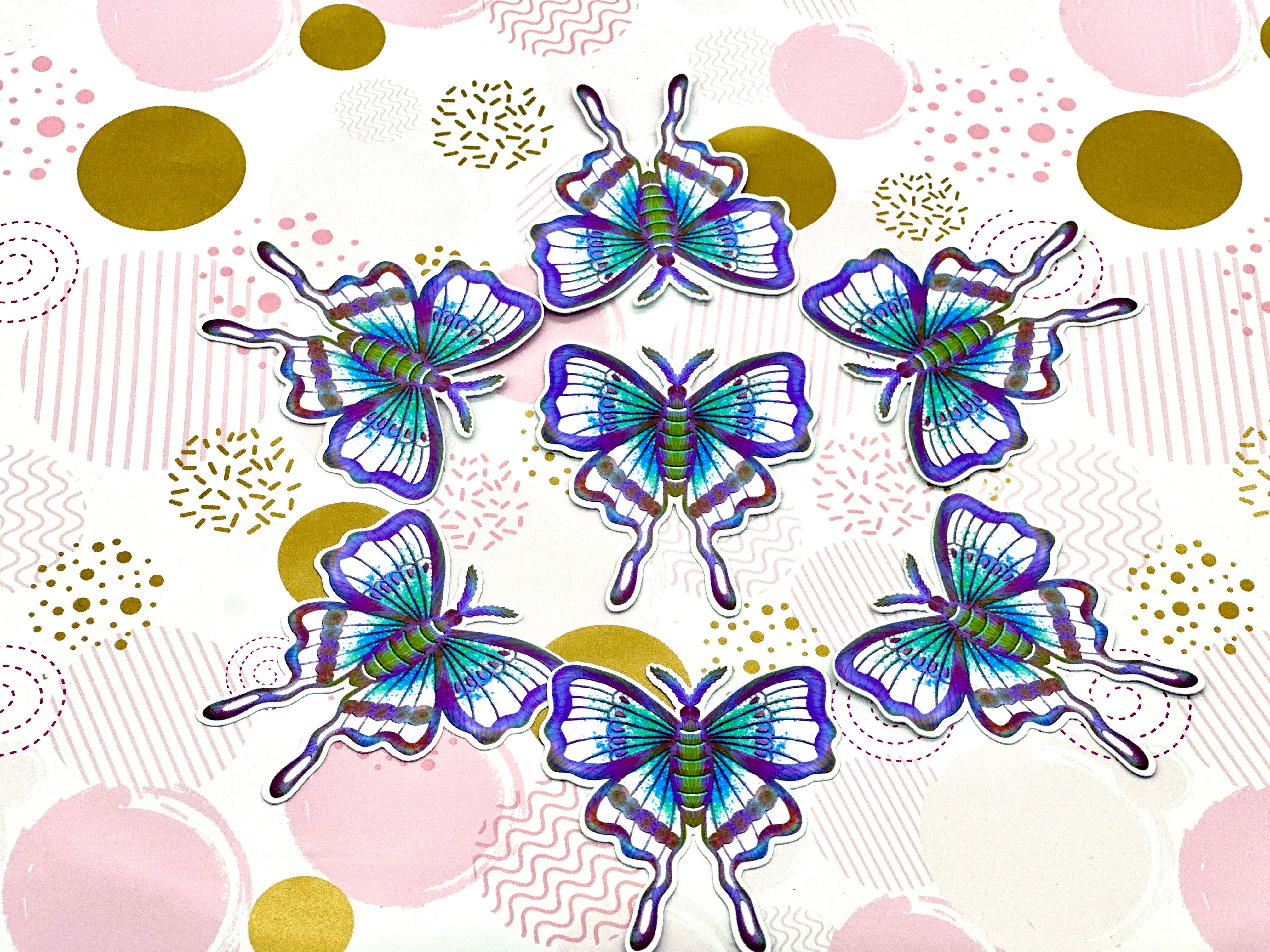 Luna Moth Vinyl Sticker