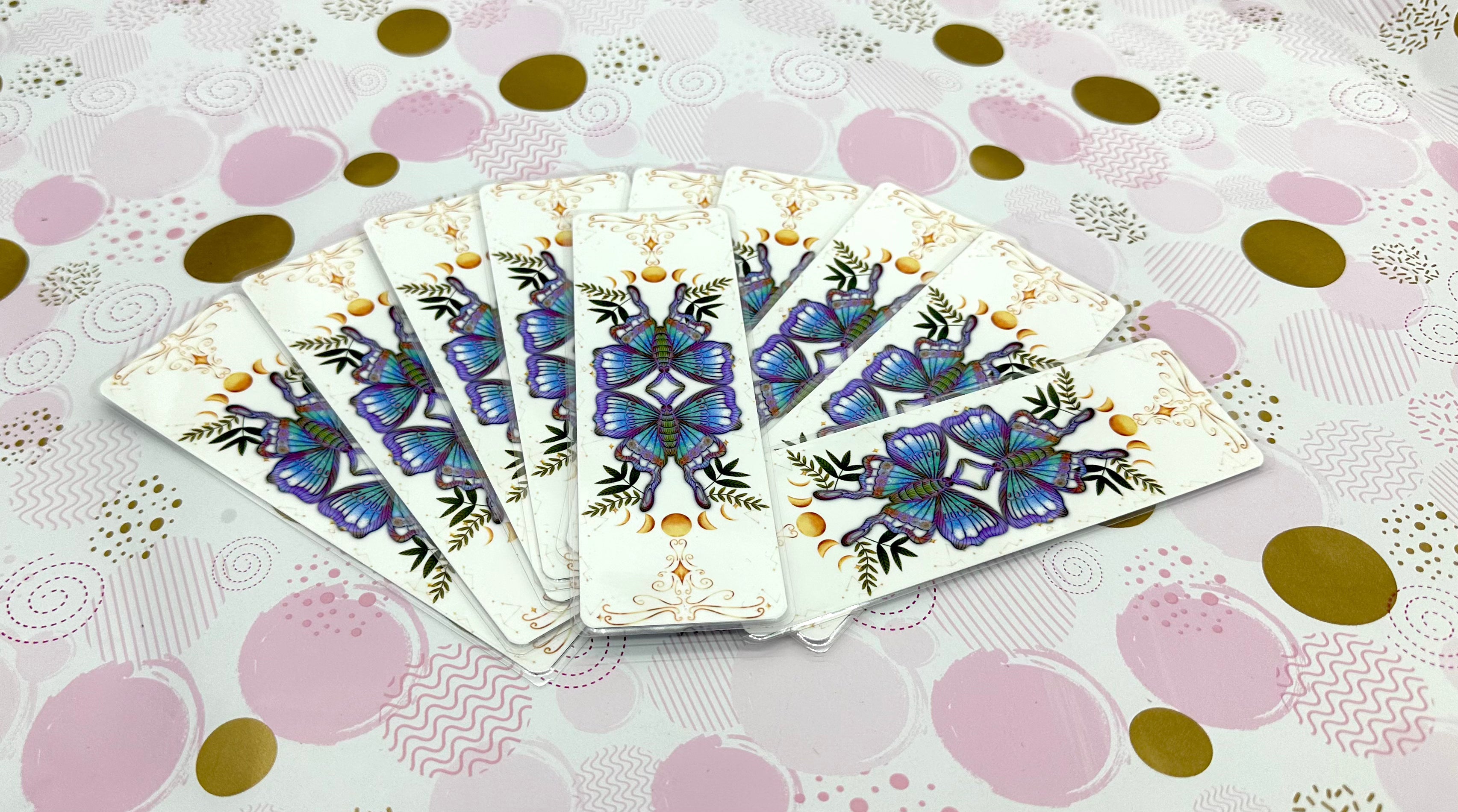 Luna Moth Traditional Bookmark Barb Wire Designs